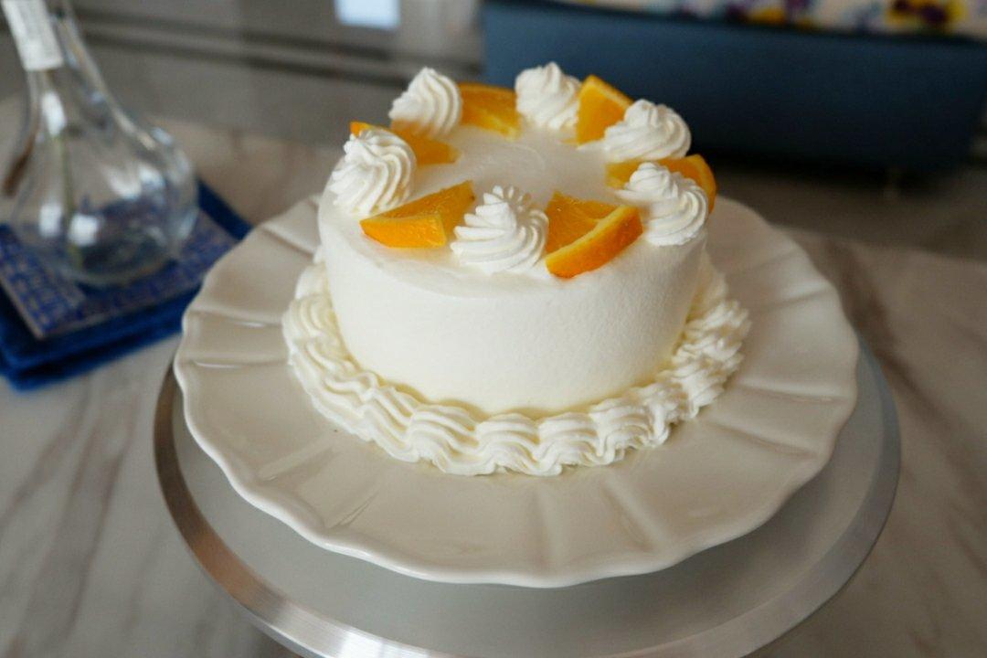 四寸抹面戚风蛋糕胚