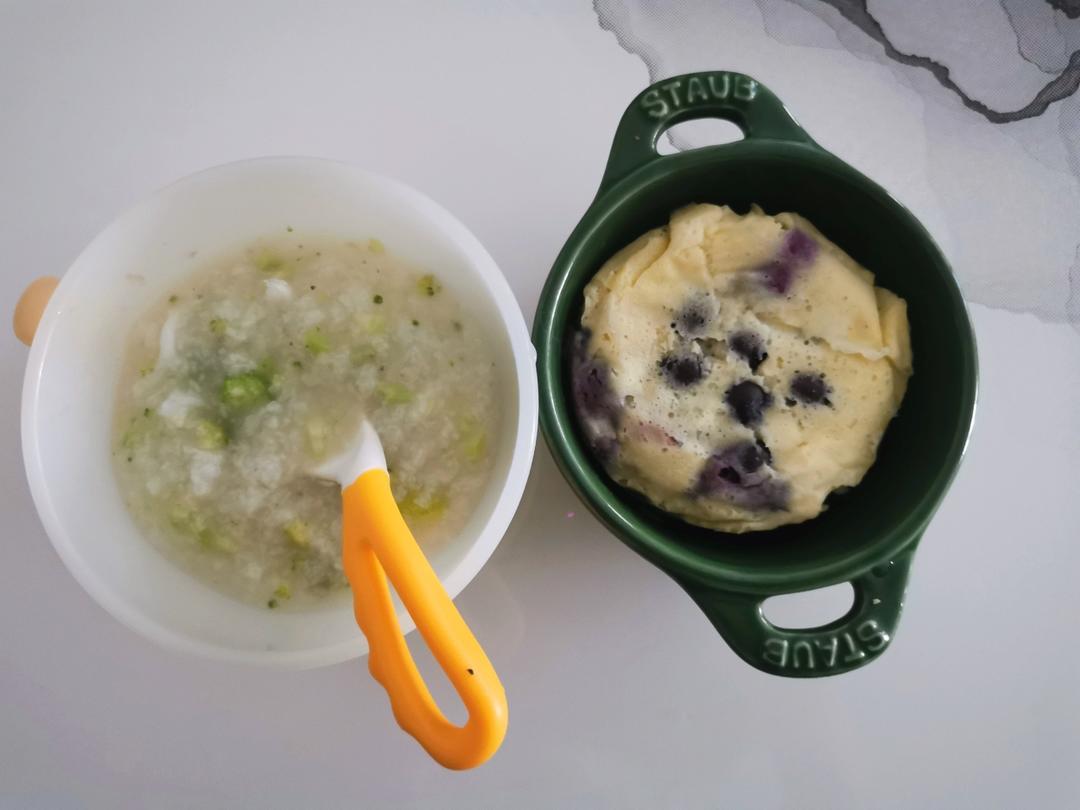 爆浆蓝莓糕 宝宝辅食食谱