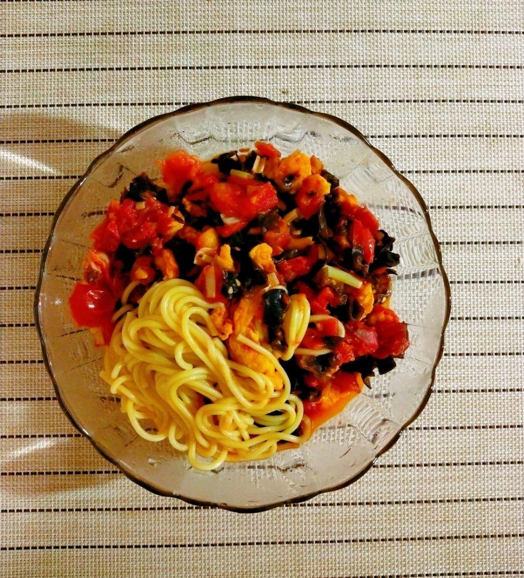 西红柿鸡蛋打卤面