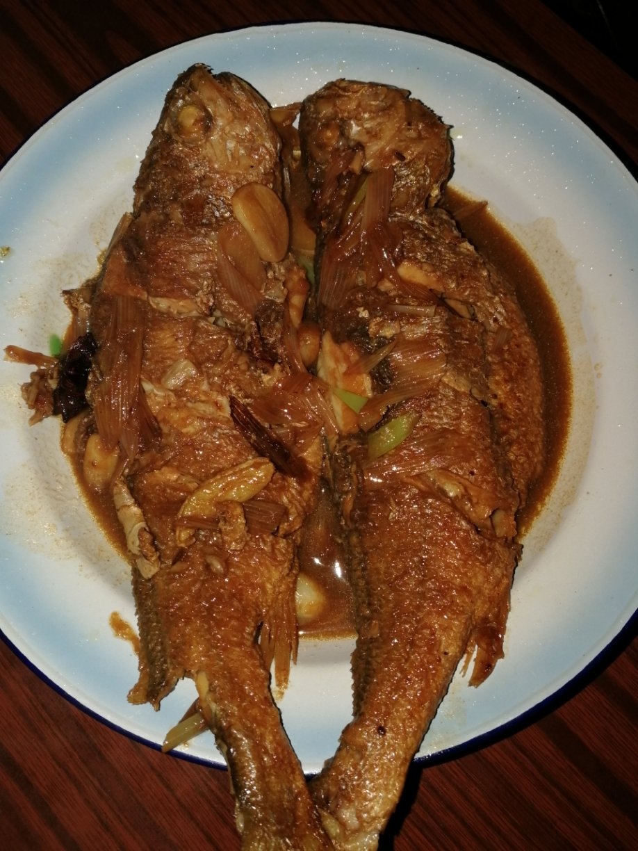 胶东酱焖黄花鱼