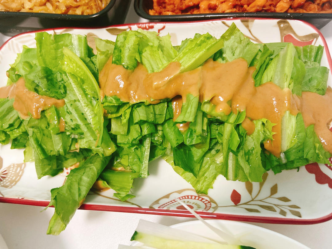 麻酱油麦菜