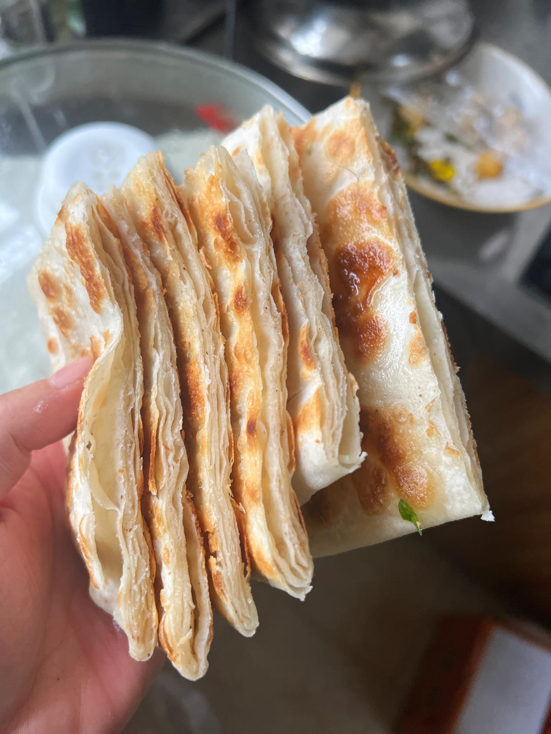 香酥油饼、千层饼