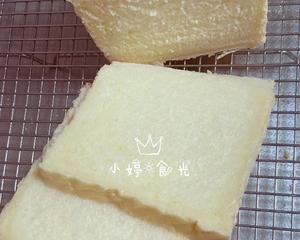 小婷食光🔆☁️奶香北海道吐司.柏翠9709面包机和面法的做法 步骤13