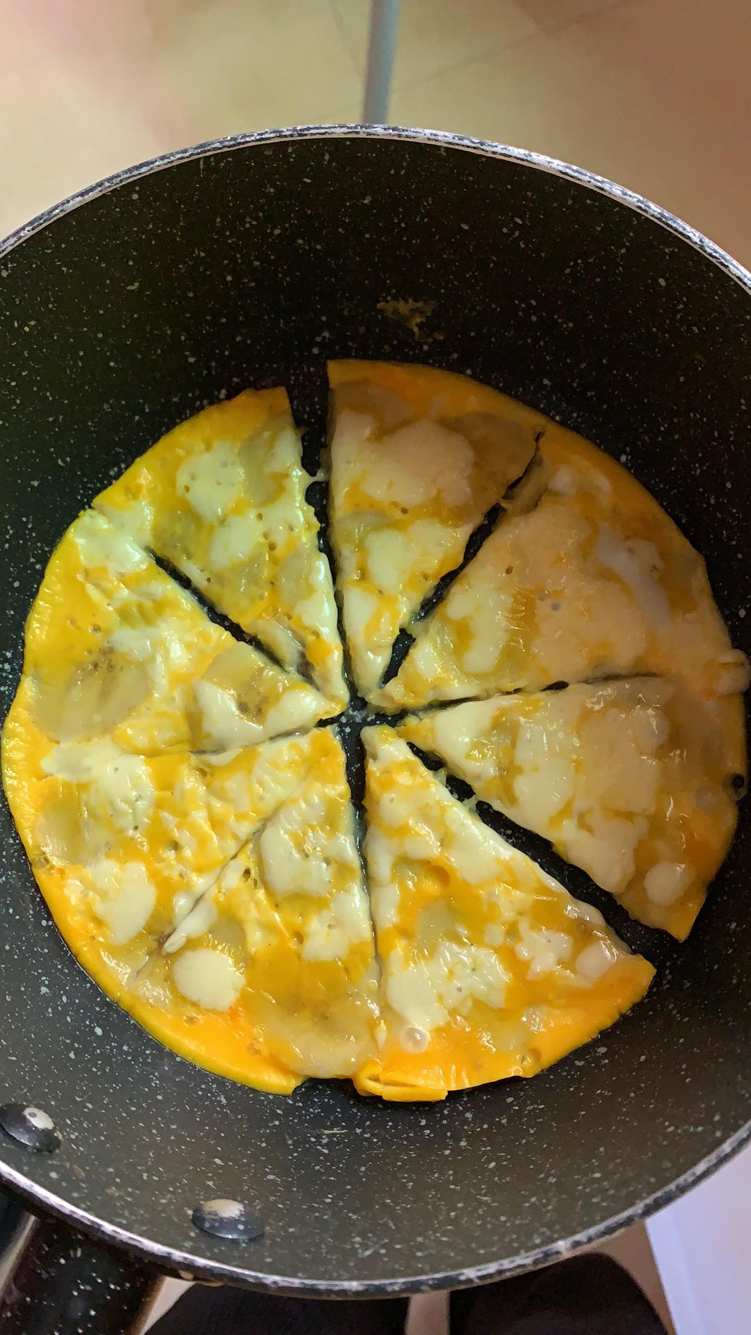 香蕉奶酪蛋饼