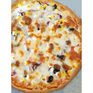 葡萄干玉米火腿披萨的做法 步骤6