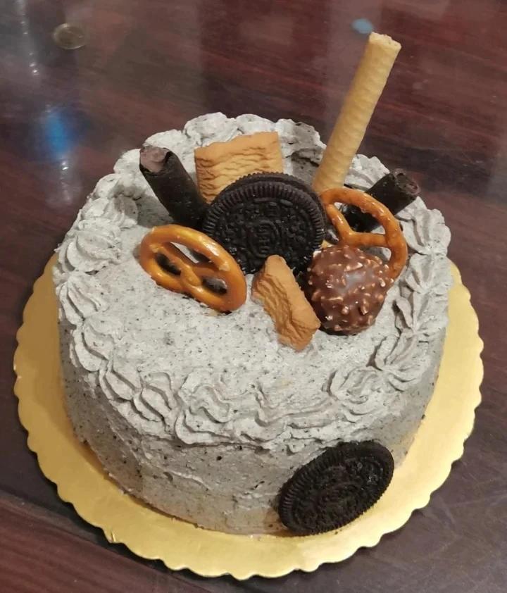 不用裱花的海盐奥利奥奶油蛋糕