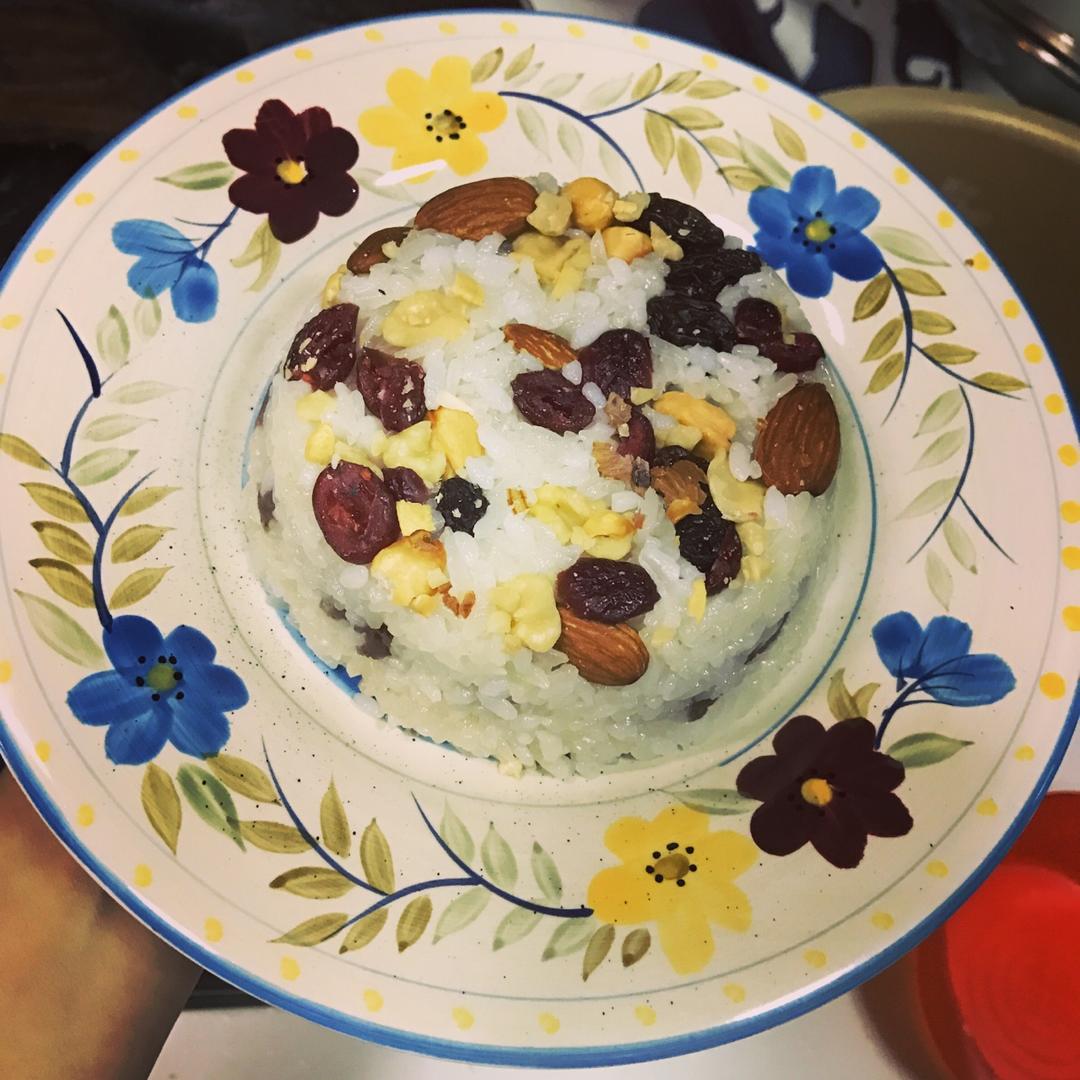 【猪油夹沙八宝饭】古法蒸糯米