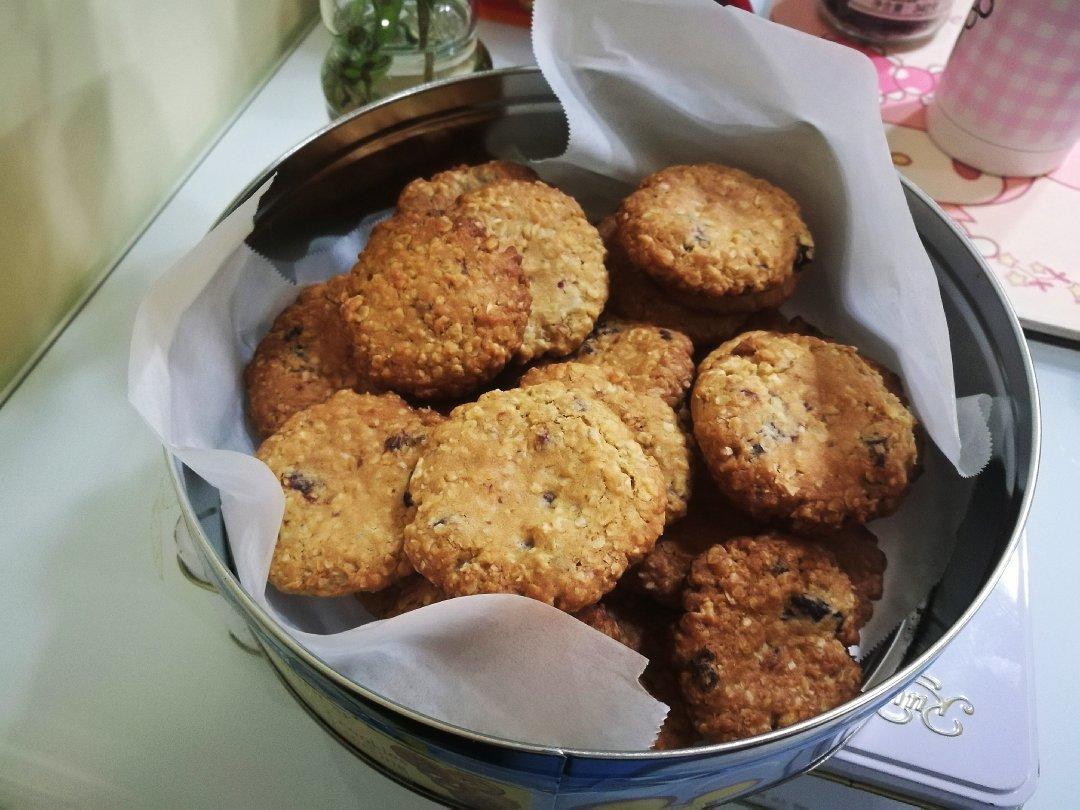 葡萄干麦片曲奇 Oats Cookies
