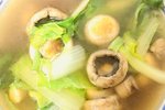 杭白菜蘑菇汤