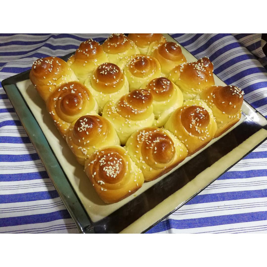 化蝶zhl做的奶油蜂蜜小面包