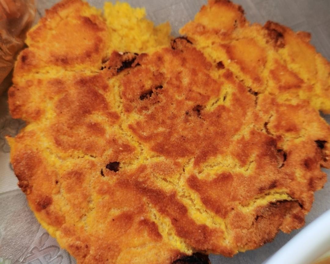 减脂餐之玉米红枣饼子（无油无糖）