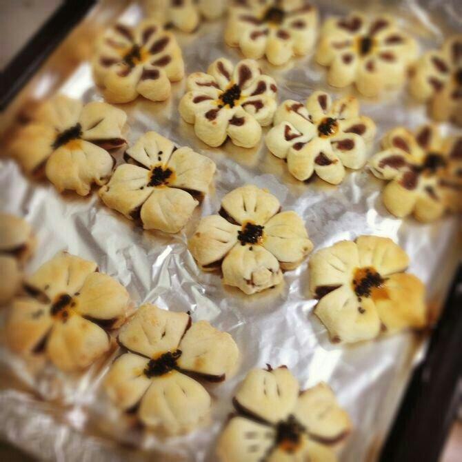 枣花酥，枣泥菊花酥