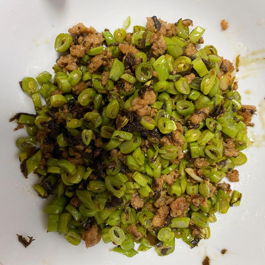 榄菜肉沫四季豆 | 超级下饭