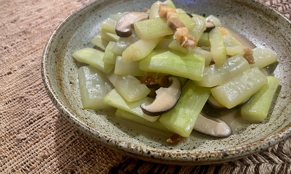 【夏天瓠瓜这样烧!咸鲜回甘,好吃又下饭🍚图片】腿子_下厨房
