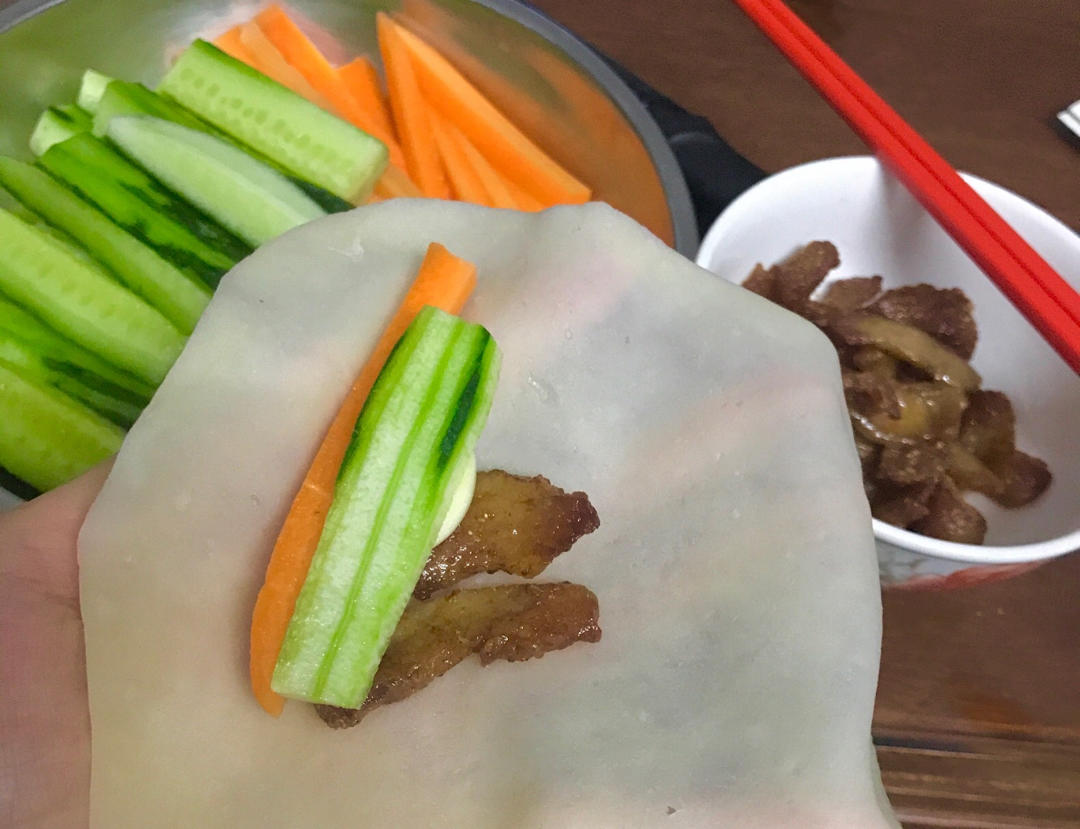 Q弹春卷皮、烤鸭饼皮