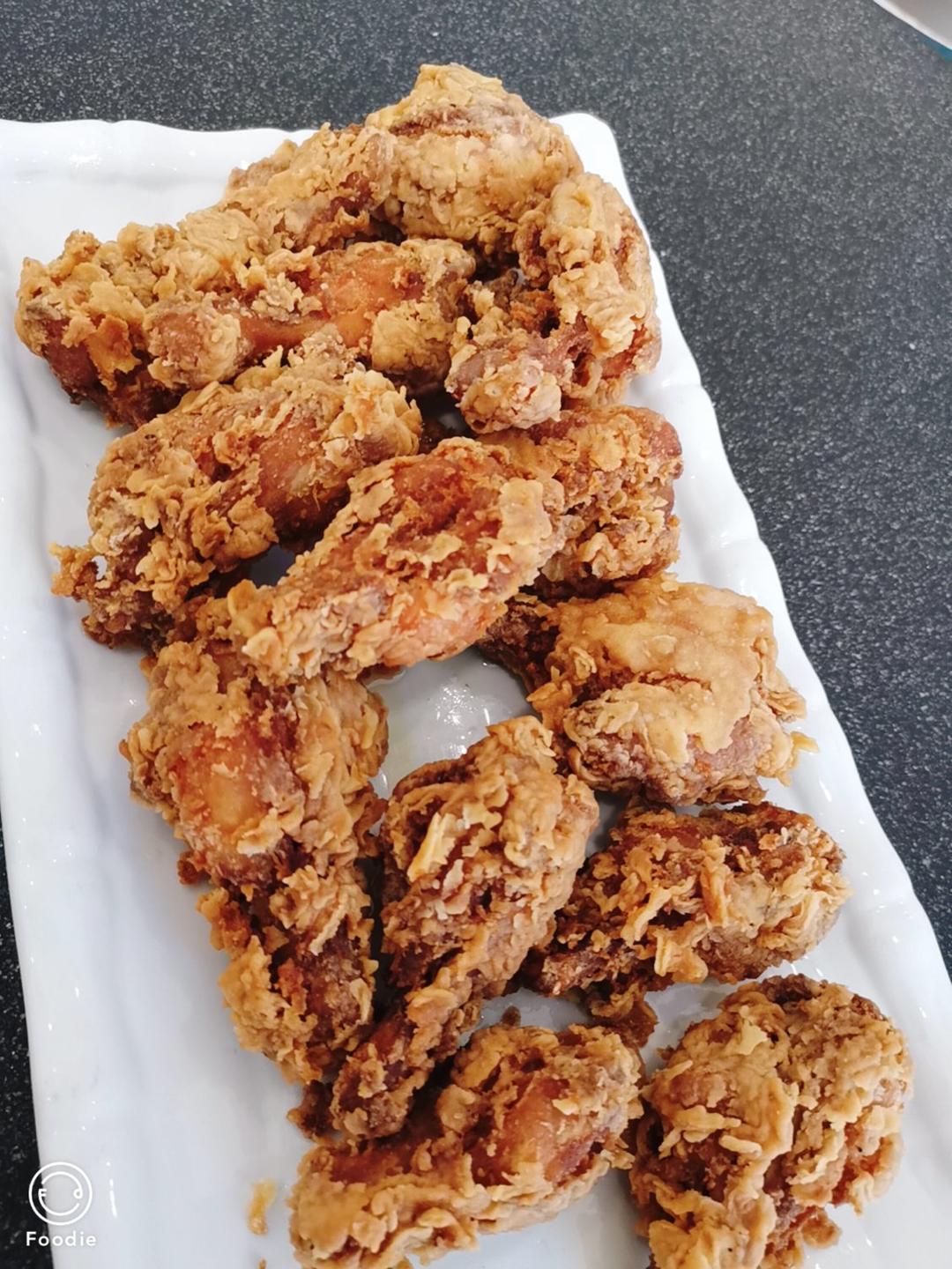 鳞皮香酥炸鸡腿（翅根）·自制香酥粉