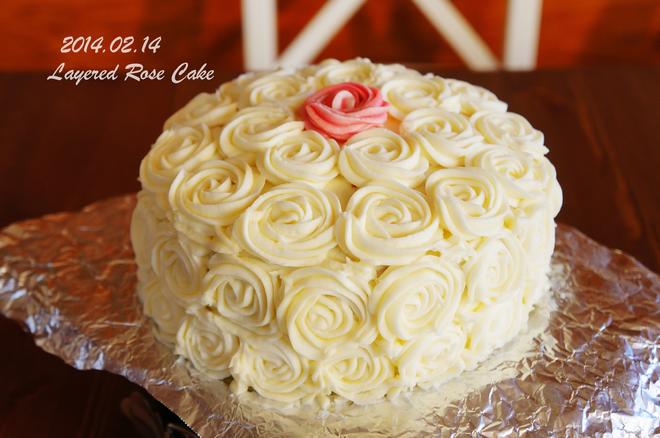 极简的浪漫——Rose Swirl Cake（玫瑰蛋糕）的做法