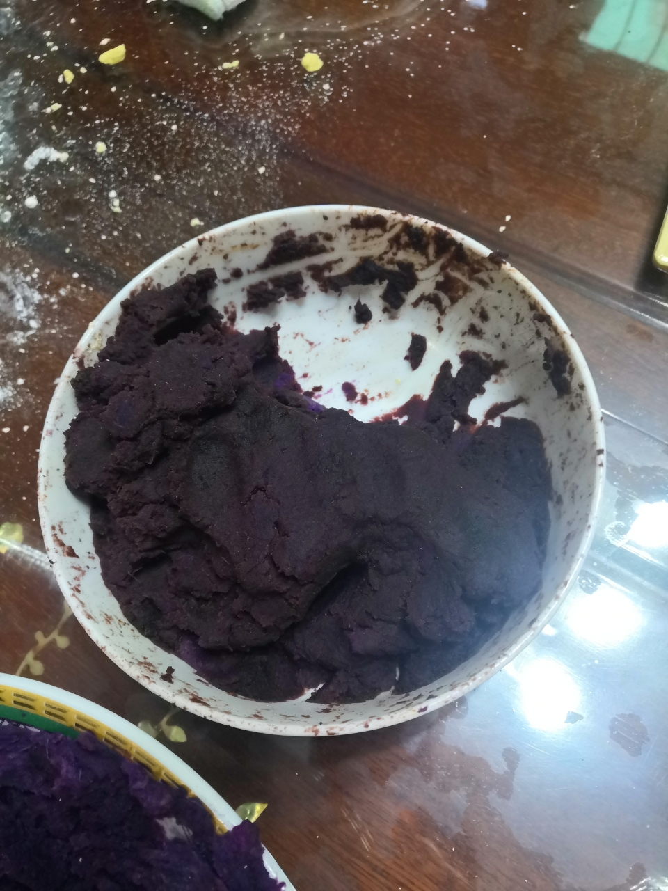 超好吃的紫薯南瓜饼的做法 步骤1