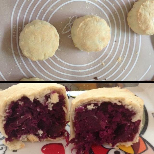 紫薯松饼的做法