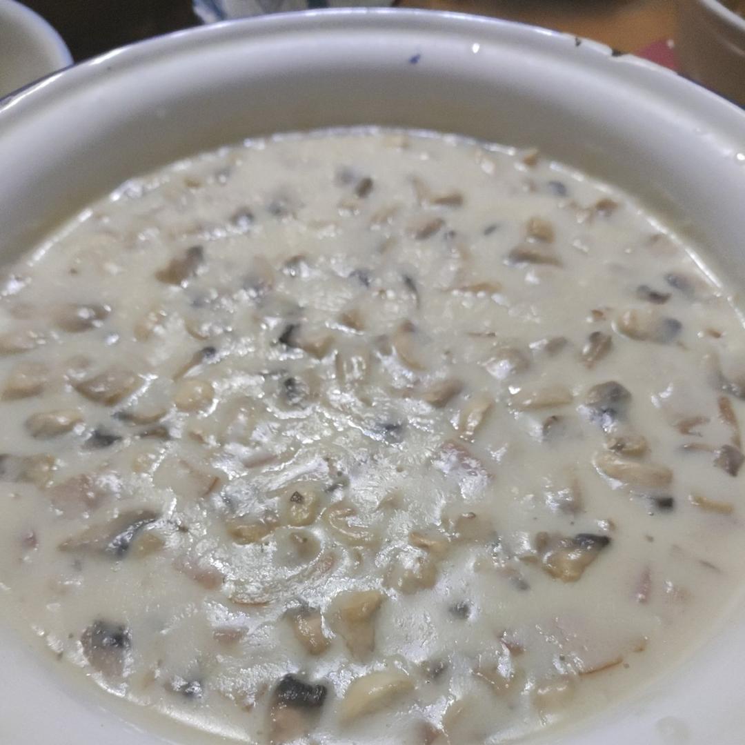 奶油蘑菇汤（完美比例版）