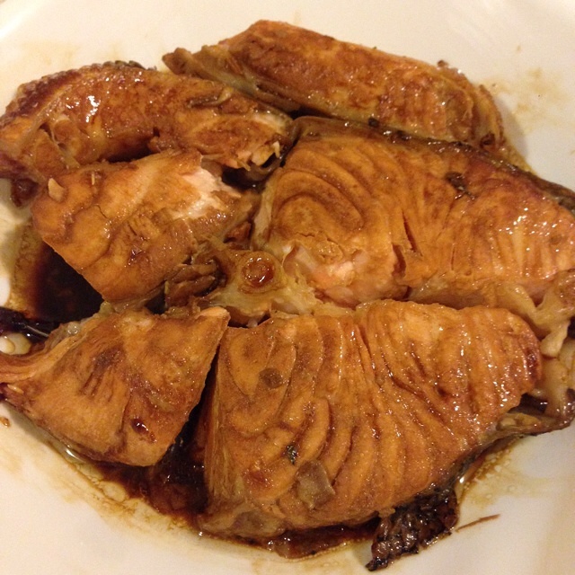 红烧三文鱼（免煎少油版）的做法