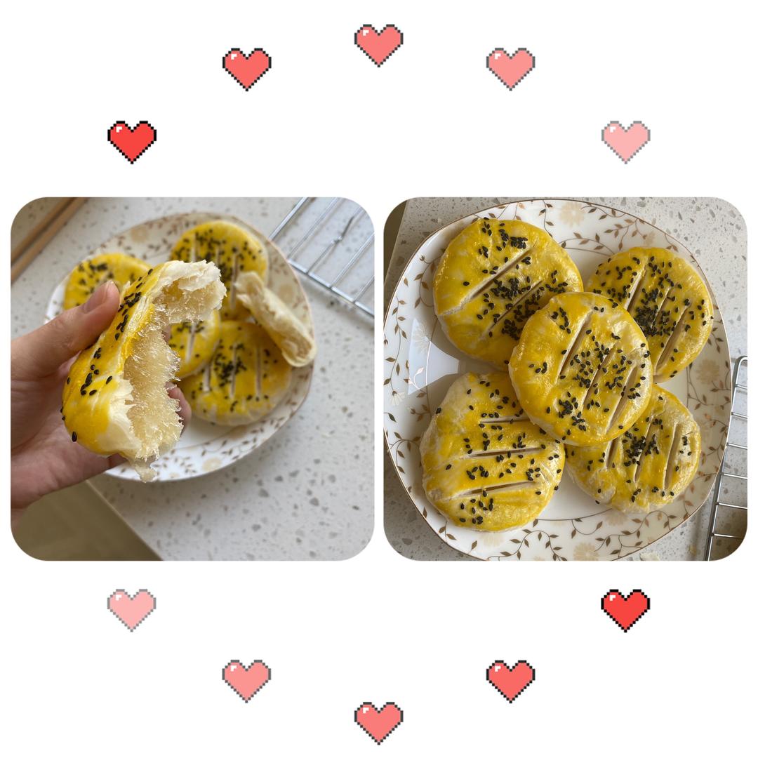 酥到掉渣的老婆饼（附冬蓉馅做法）