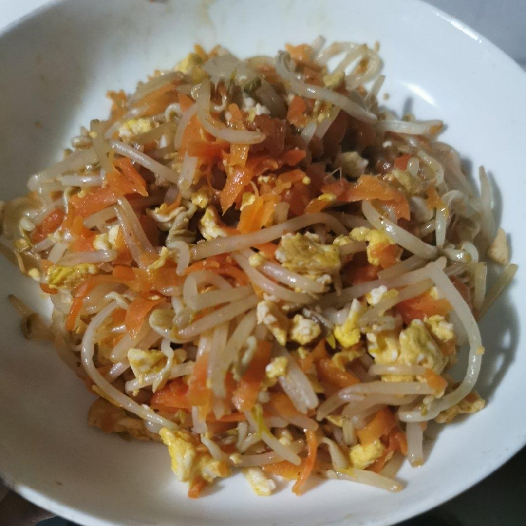 素炒豆芽菜