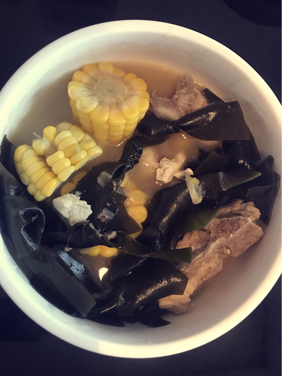 排骨豆腐海带汤