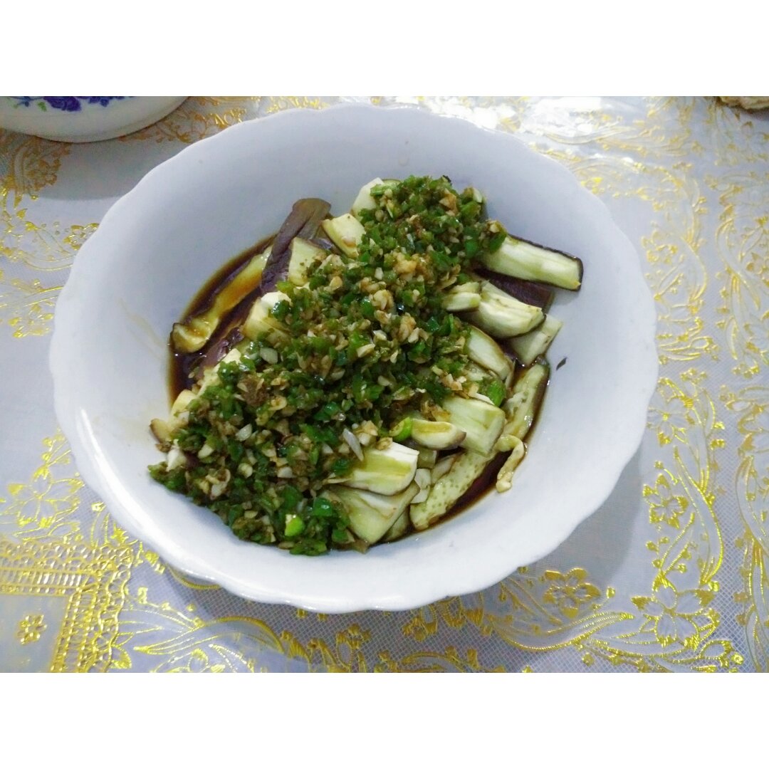 凉拌蒸茄子