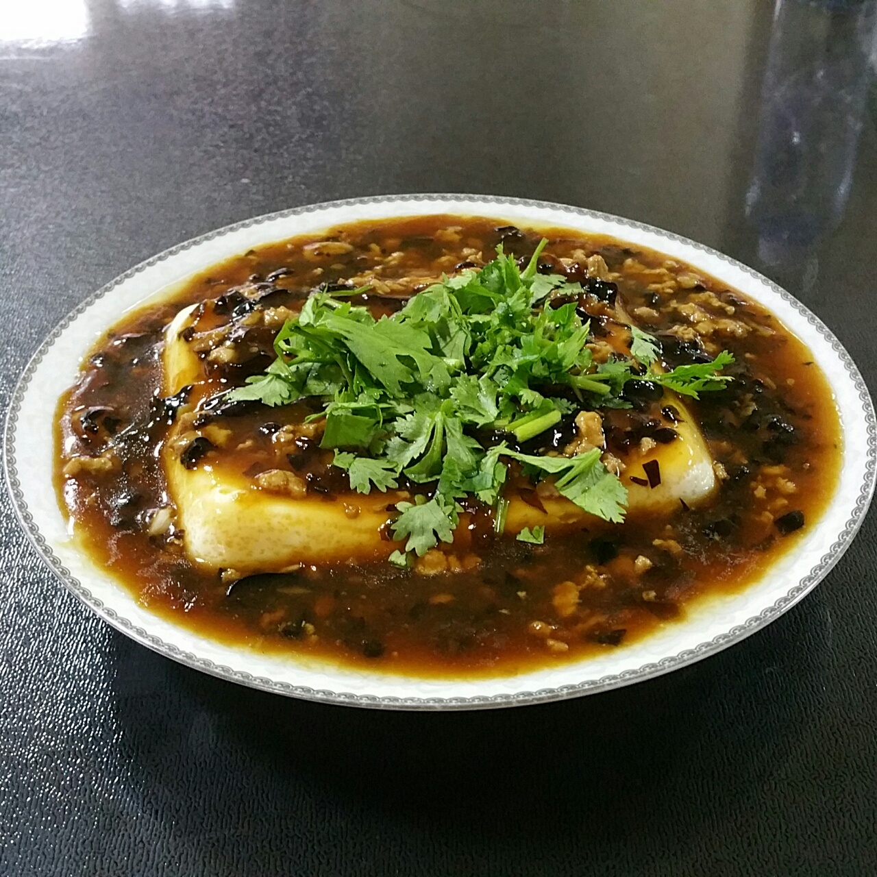 金中木辛口鸟做的鲜香卤汁豆腐脑