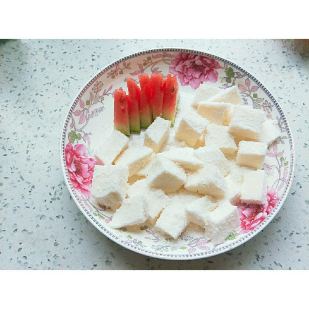 椰奶冻糕~牛奶小方~