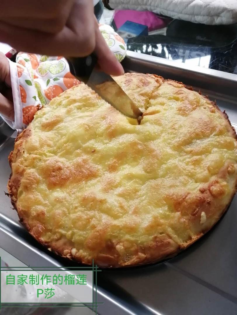 自制8寸榴莲芝士披萨（简单好吃不输必胜客）