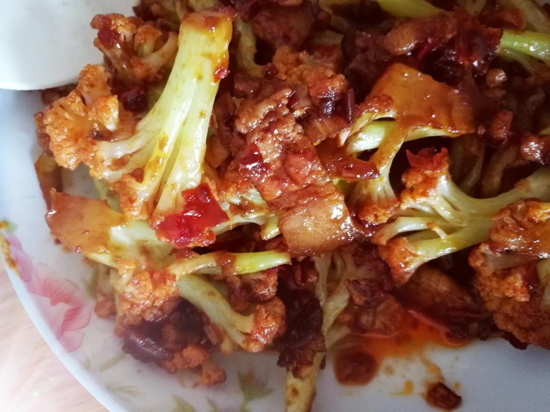 有机花菜小炒肉