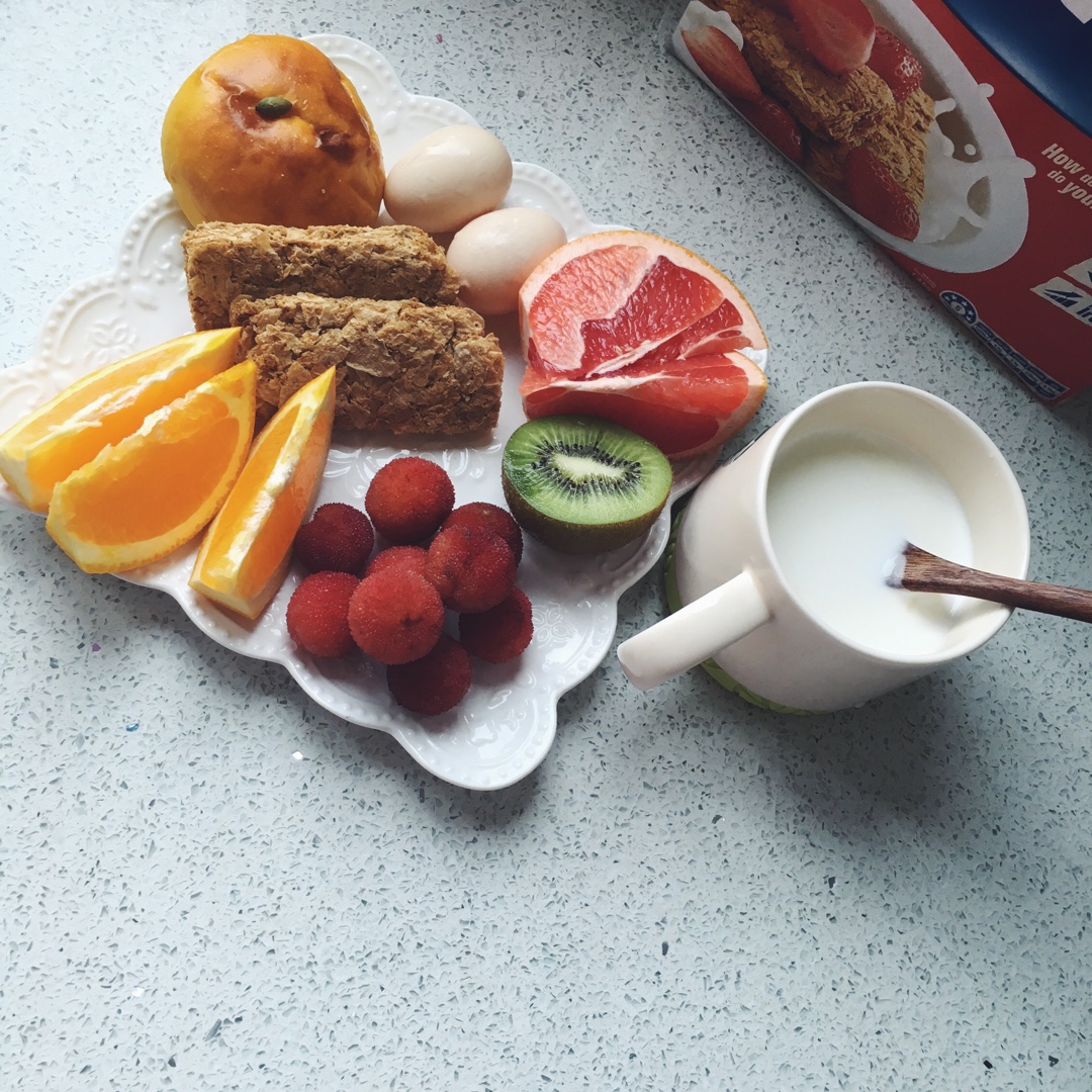 不急不躁吃早餐