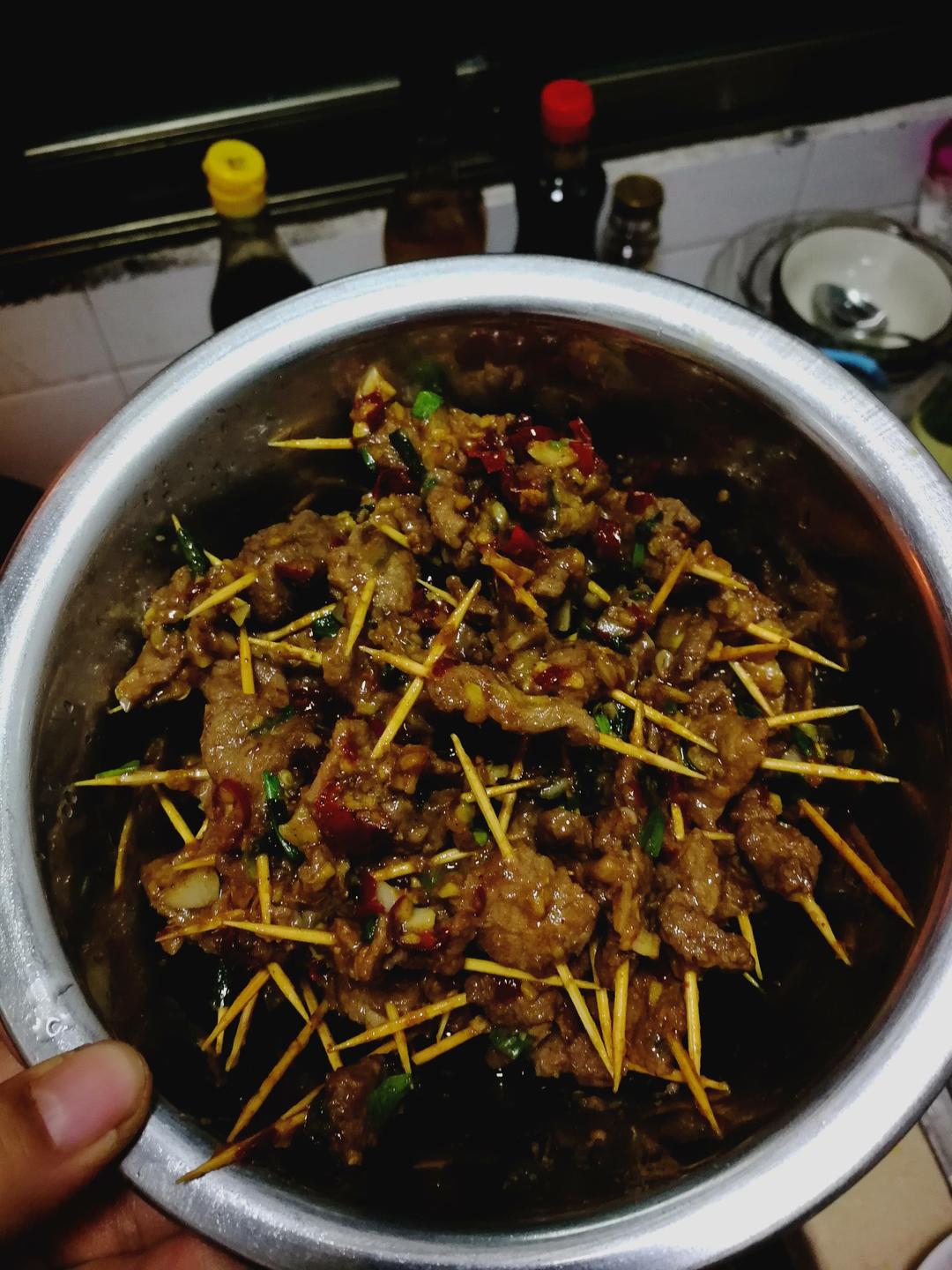 牙签牛肉「miu的食光记」