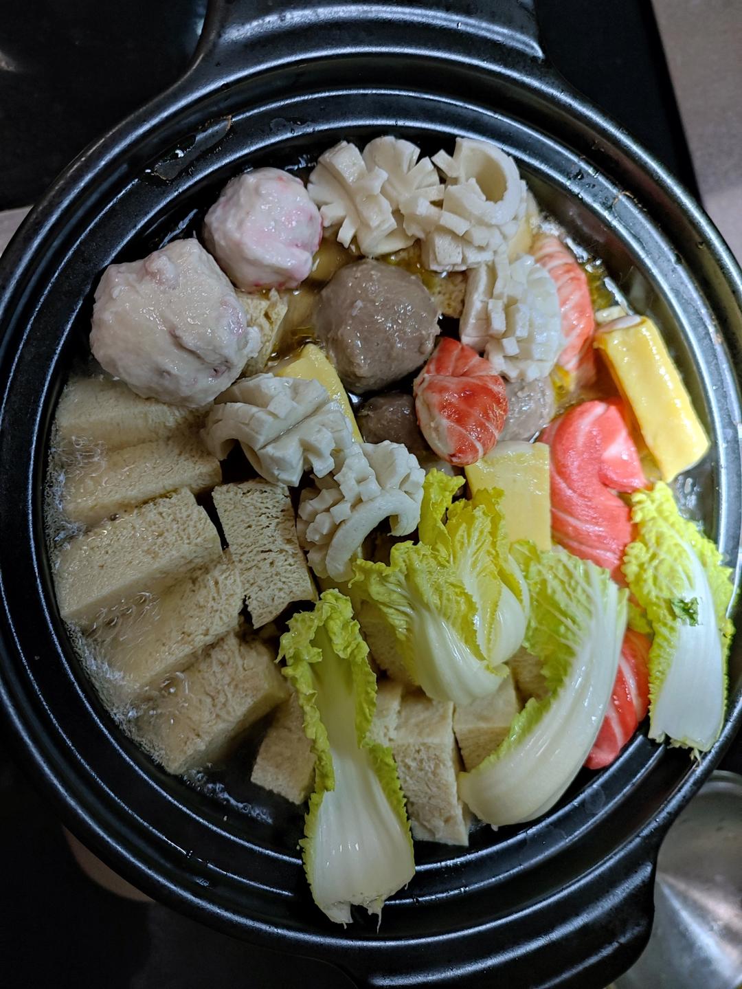 简单好吃的娃娃菜炖冻豆腐