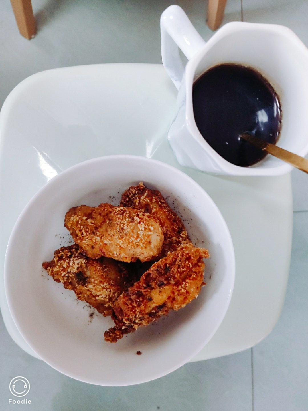 香脆辣味炸鸡翅
