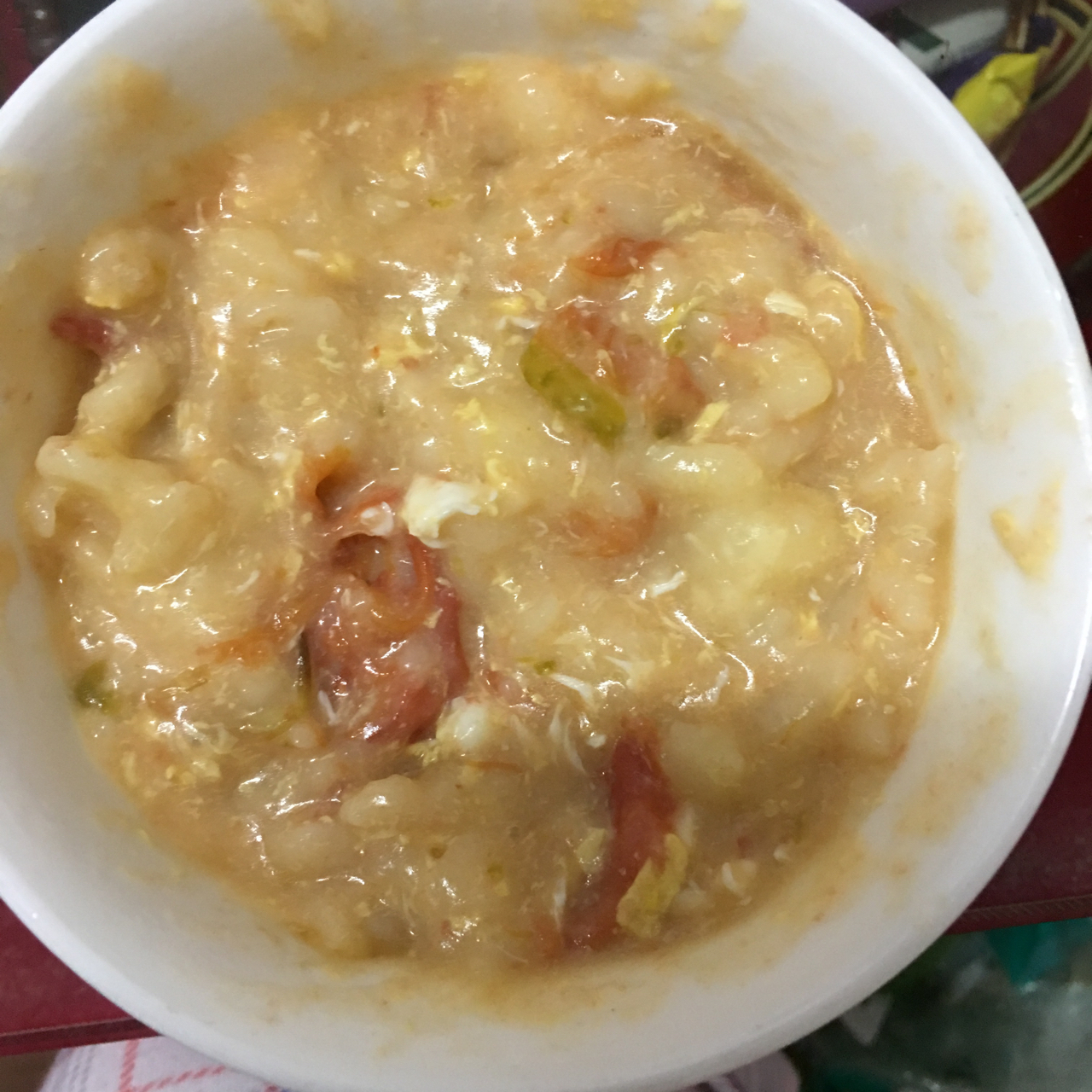 西红柿鸡蛋疙瘩汤