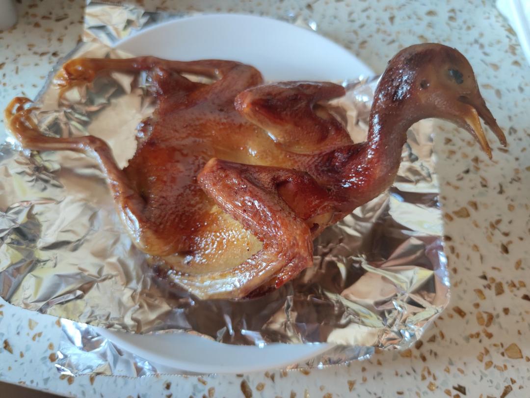 烤箱 烤箱版脆皮烤乳鸽(内含脆皮的秘决) 佟佟_a1v7做的烤箱版脆皮烤