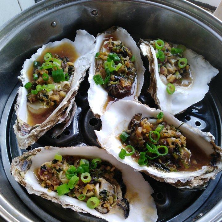 超简单～蒸蒜蓉生蚝