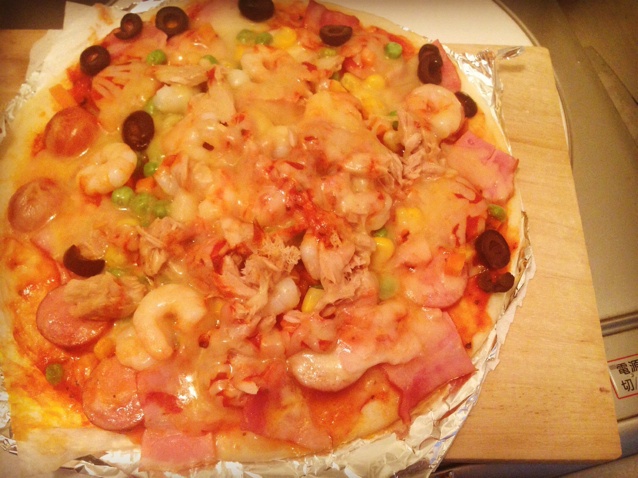 夏威夷pizza（附饼底冷冻法）