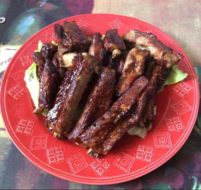 蜜汁烤肋排