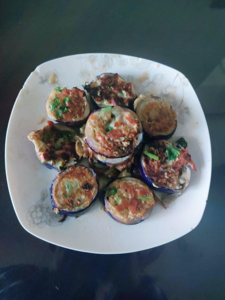 第一次茄子饼简单早餐
