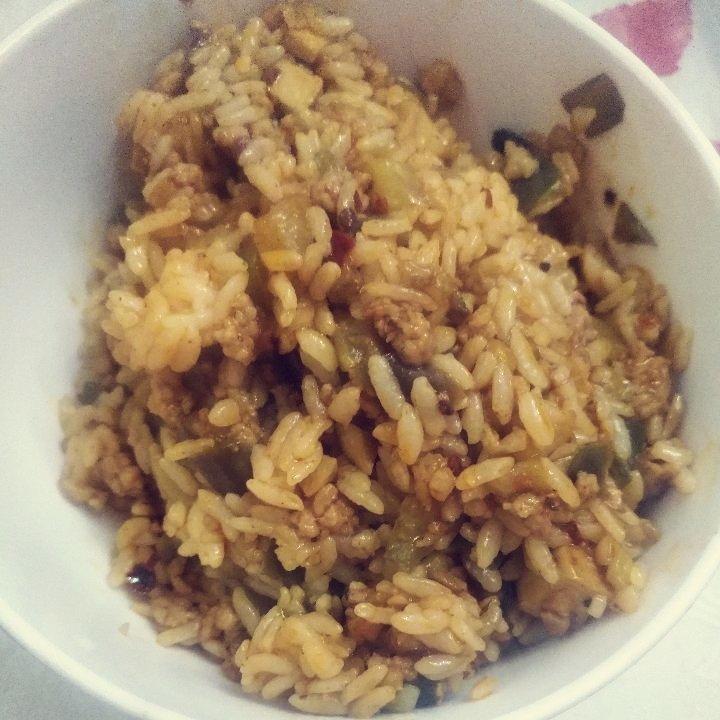 特别好吃的茄子炒饭