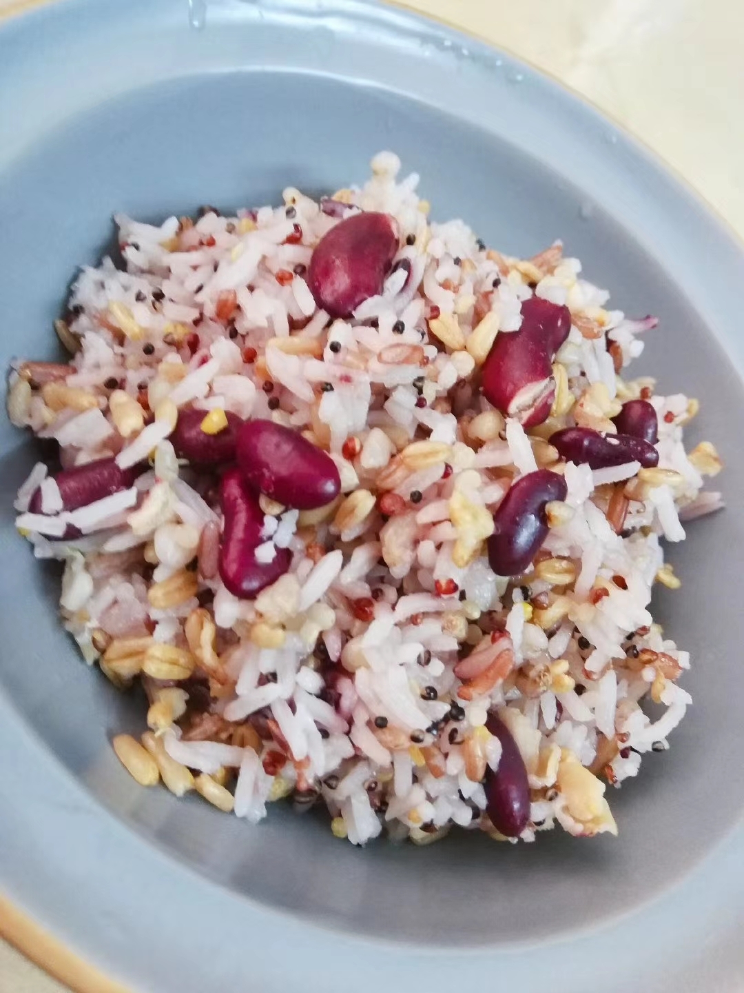 养生素食🌹红腰豆杂粮饭😀的做法