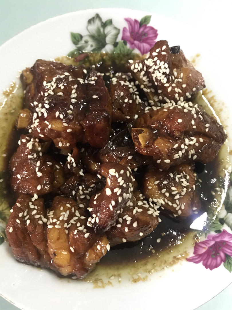 糖醋排骨/糖醋小排（不放油）（12345口诀做出正宗上海本帮）