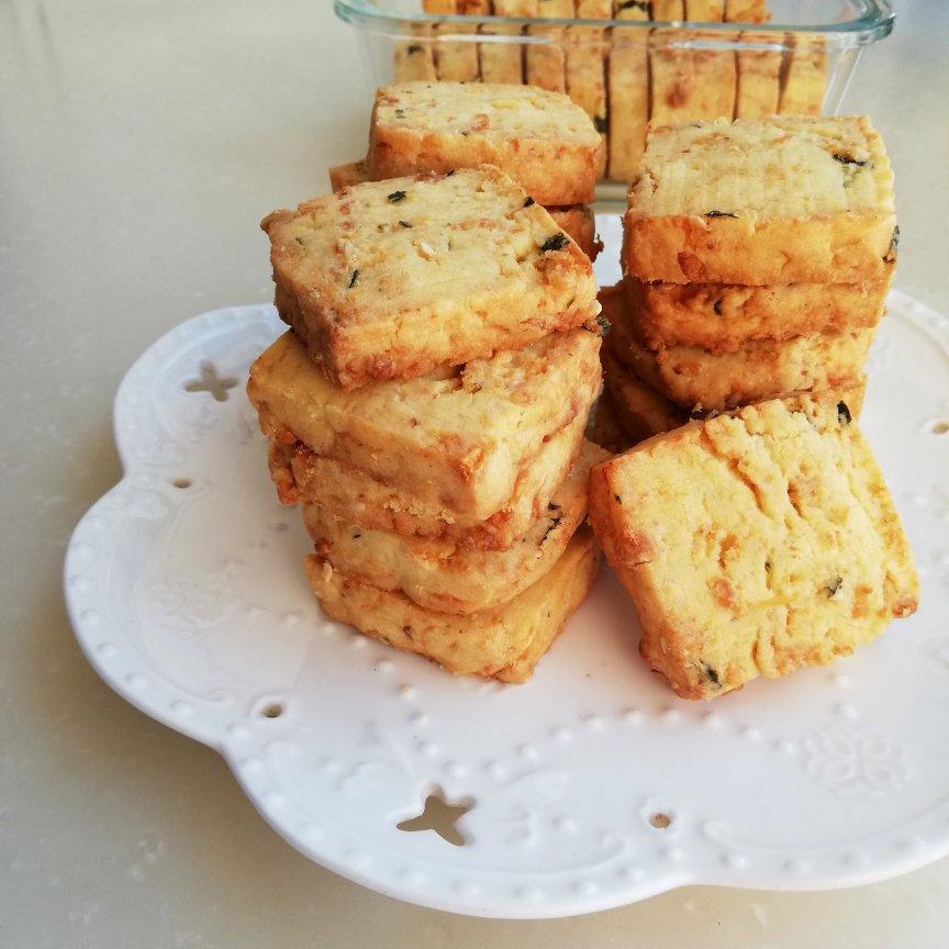 芝士海苔脆肉松曲奇