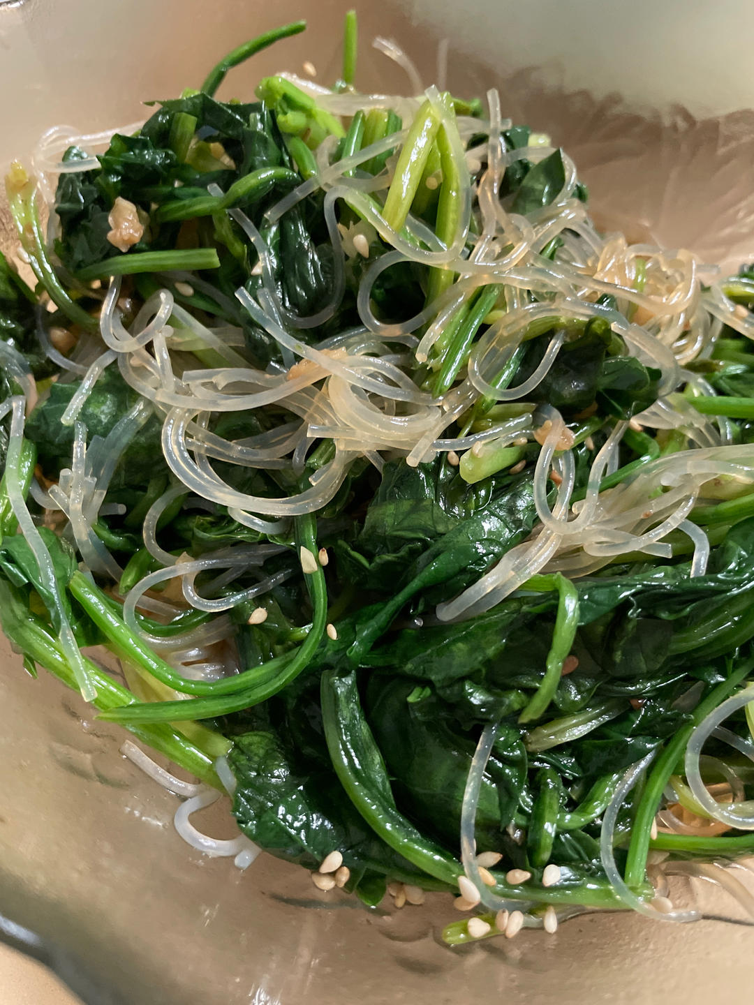 万能凉拌菜料汁（凉拌菠菜粉丝）