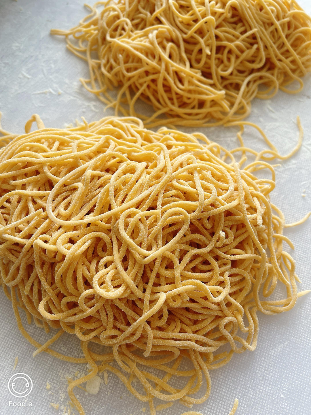 【传统手工竹升面】鸡蛋碱水面（自制面条）