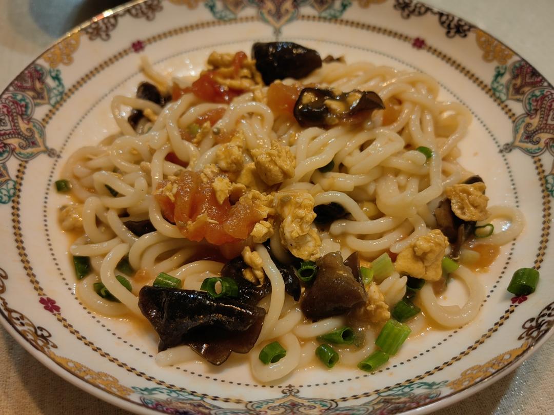 西红柿鸡蛋打卤面